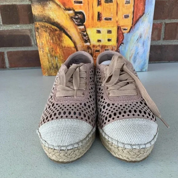 Bella Vita Clementine platform lace up espadrille sneakers Women's Size US 7 N - Picture 4 of 9
